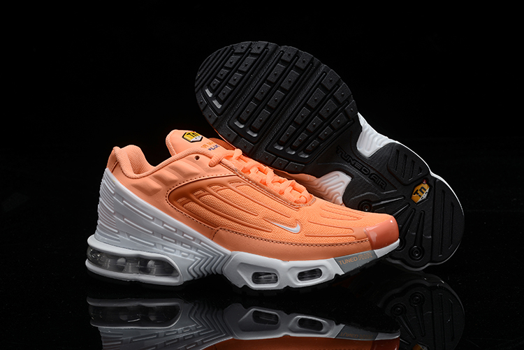 2020 Women Nike Air Max Plus Orange White Shoes - Click Image to Close